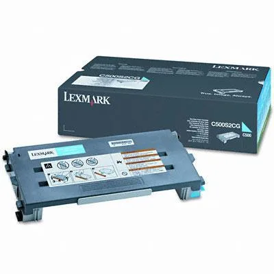 Lexmark Cyan toner cartridge LEXC500S2CG new condition