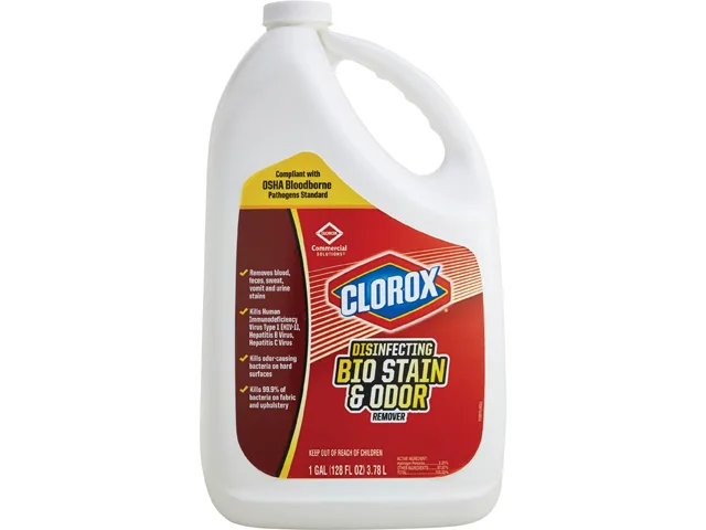 Clorox Clorox 31910CT Disinfecting Bio Stain &amp; Odor Remover 128 fl oz 4 Carton — product photo