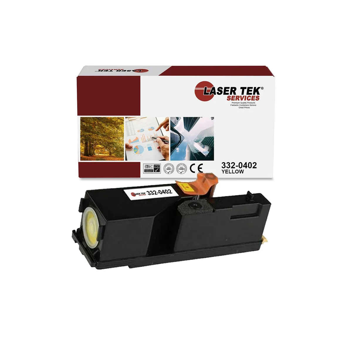 Laser Tek Services Laser Tek Services 332-0402 Yellow Toner Cartridge 1000 Pages — product photo