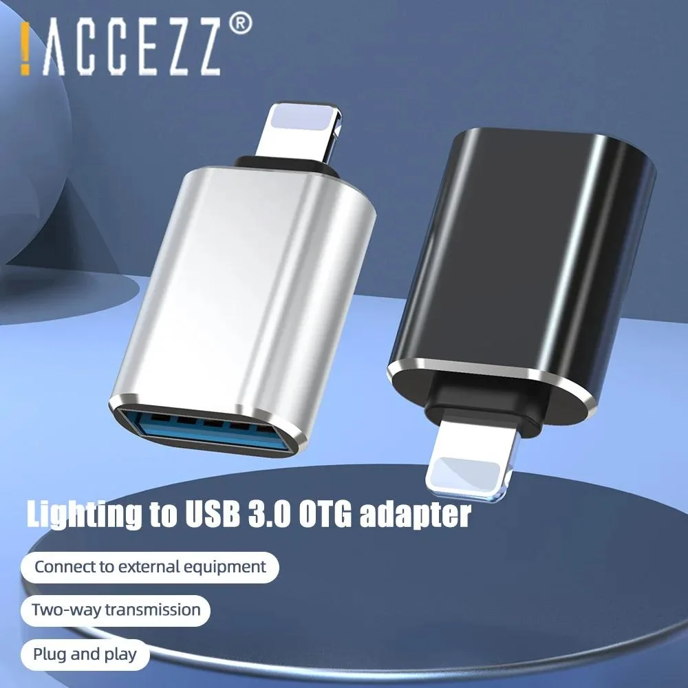Hetai Tech Hetai Tech Lightning to USB OTG Adapter (iOS 13, iPhone X/8/7) — product photo