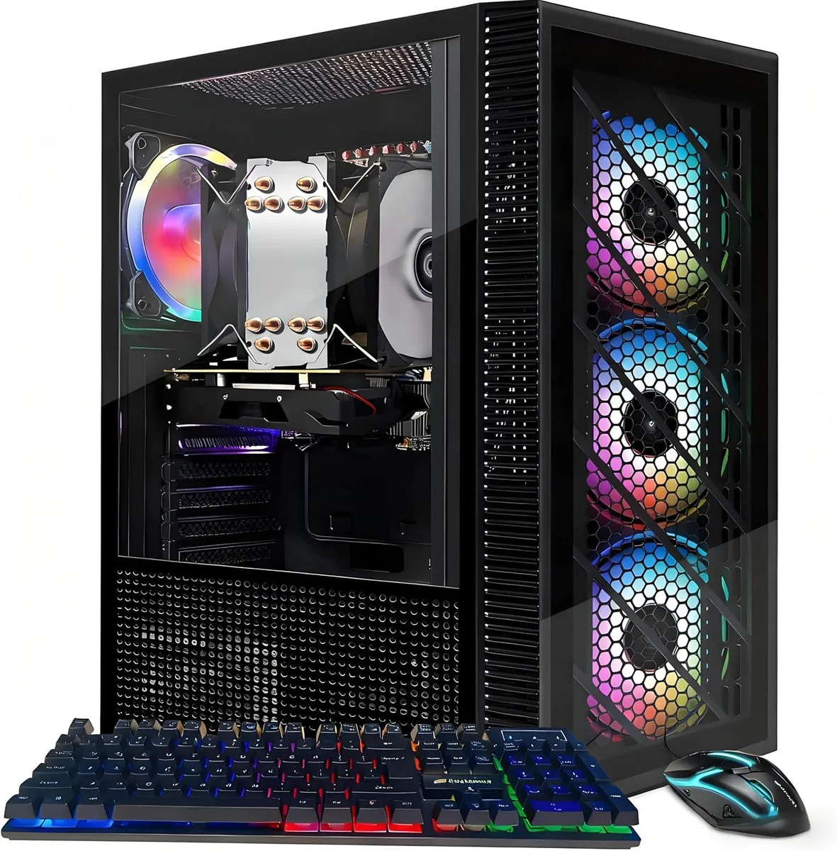 STGAubron STGAubron ABR0124 Gaming PC Xeon E5-2666 Radeon RX 550 4G 16GB DDR4 512GB SSD — product photo