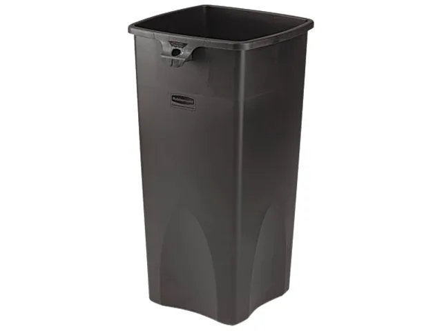 Rubbermaid Commercial Rubbermaid Commercial 356988BK 23 gal square waste container — product photo