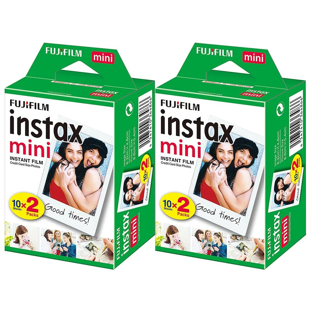 FUJIFILM FUJIFILM Instax Mini Instant Film 40 Sheets (2 Packs of 20) — product photo