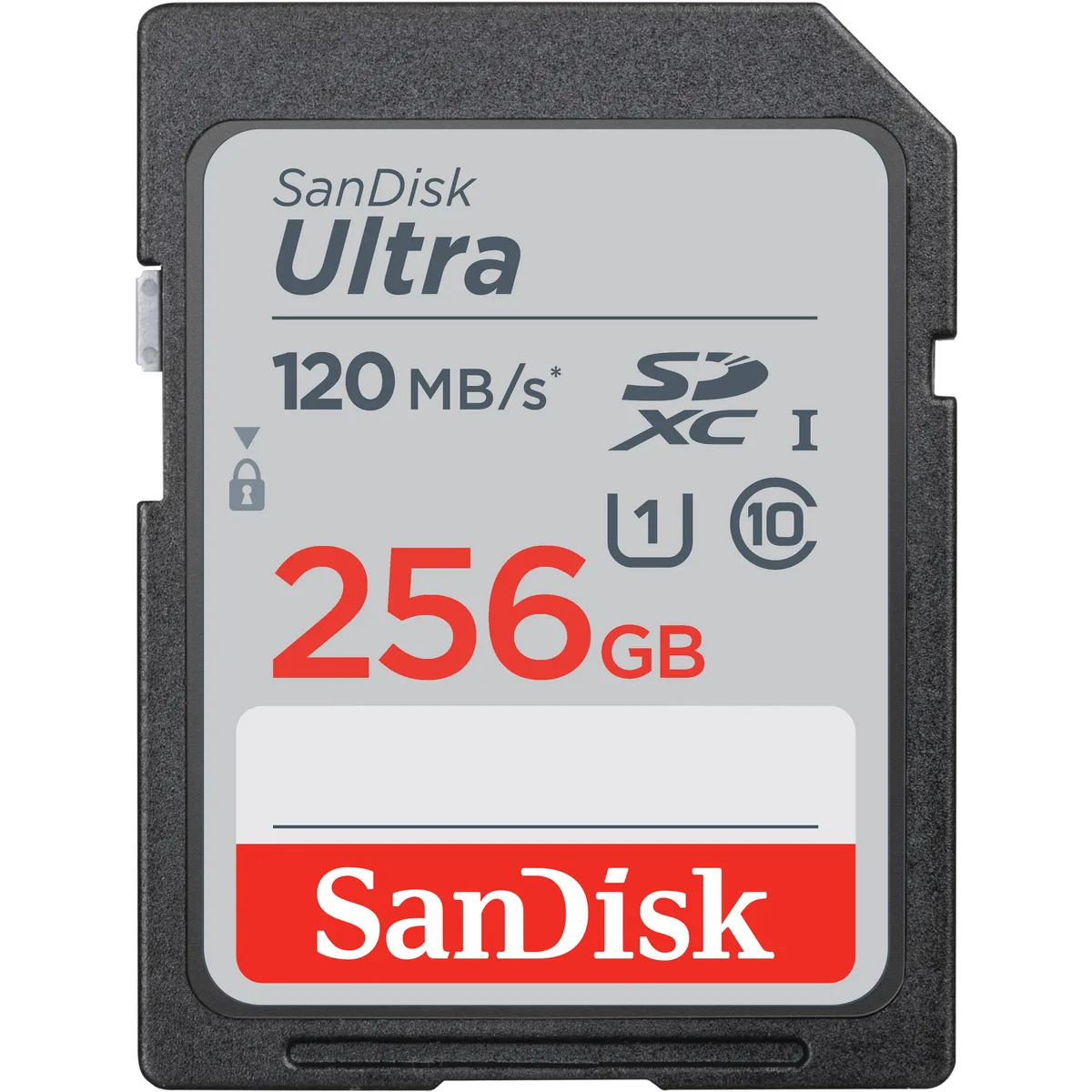 SanDisk SanDisk Ultra SDXC 256GB Class 10 UHS-I 120MB/s memory card — product photo