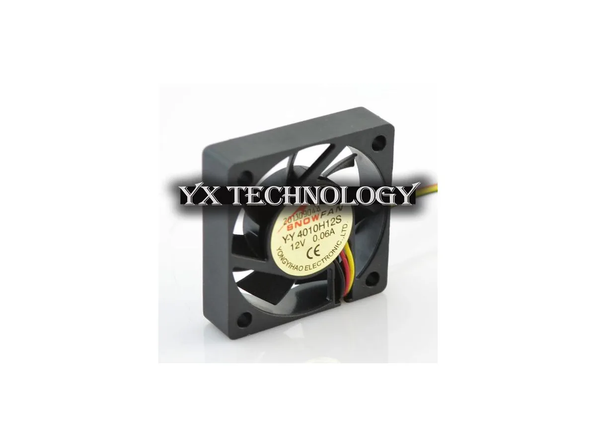 Fans Fans 4cm Hydraulic Bearing Silent Fan YY4010H12S 3P 40x40x10mm 12V 0.72W — product photo
