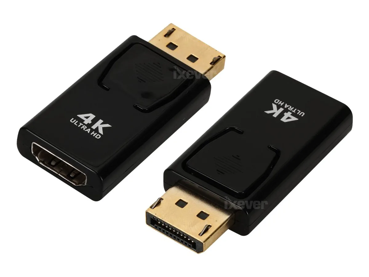 iXever iXever DisplayPort to HDMI Adapter 2-Pack 4K 30Hz — product photo