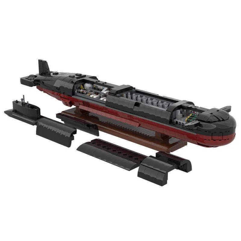 ZITIANYOUBUILD ZITIANYOUBUILD MOC-193085 Typhoon Submarine 1/260 Scale 2886PCS — product photo