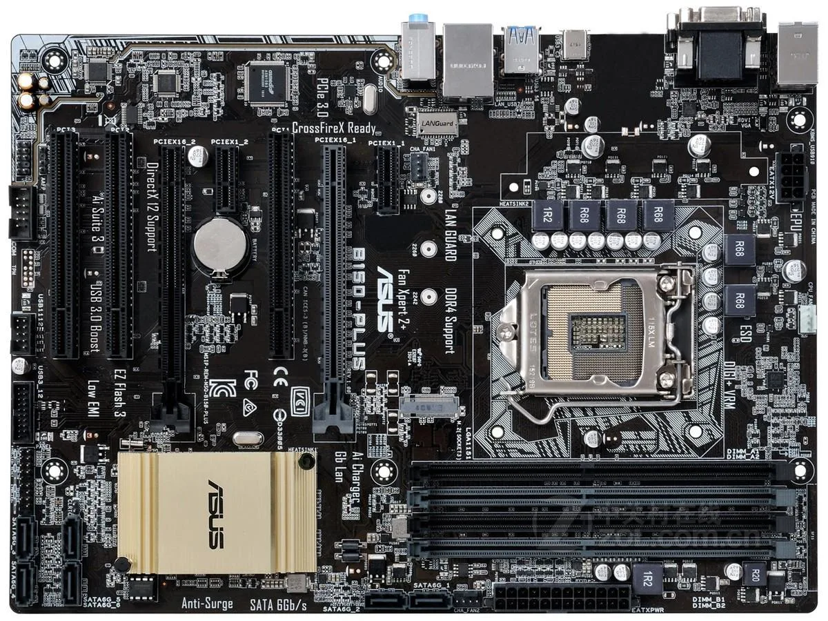 ASUS ASUS B150-PLUS Intel B150 DDR4 64GB ATX motherboard — product photo