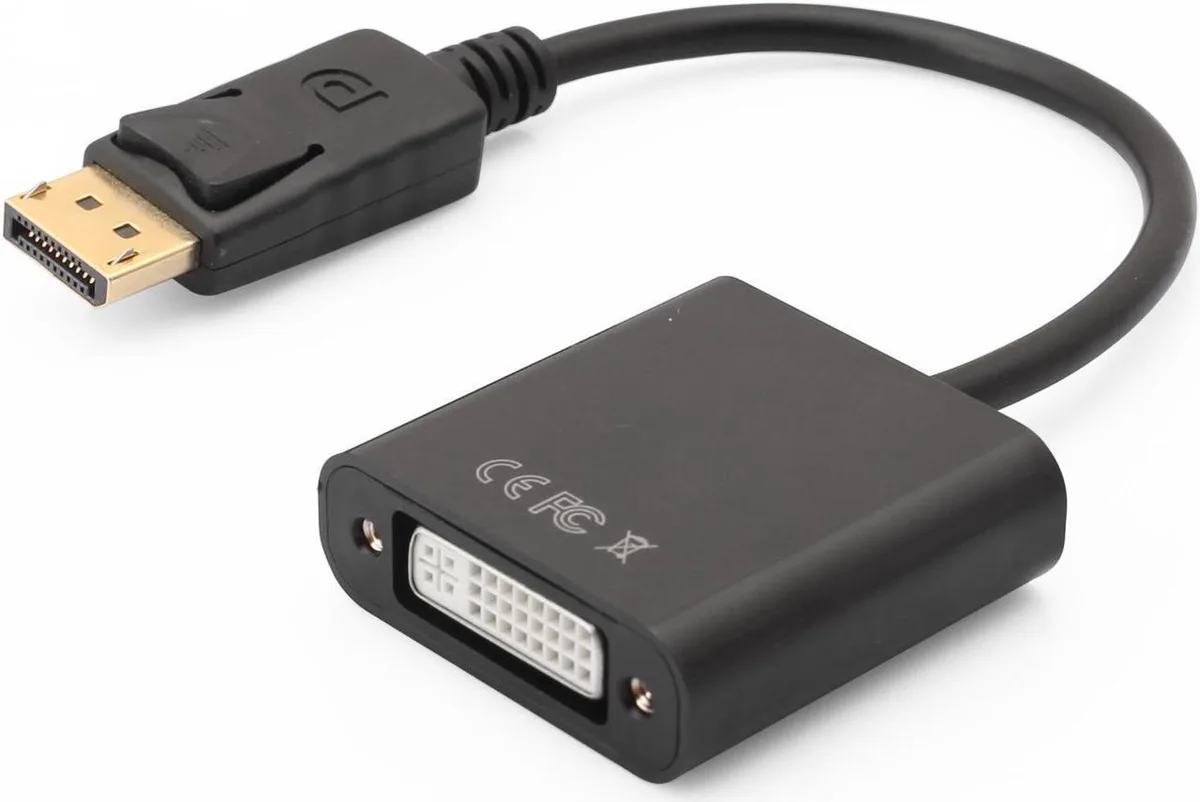Vszerda Vszerda DisplayPort to DVI Adapter Male to Female Black 1920x1080@60Hz — product photo