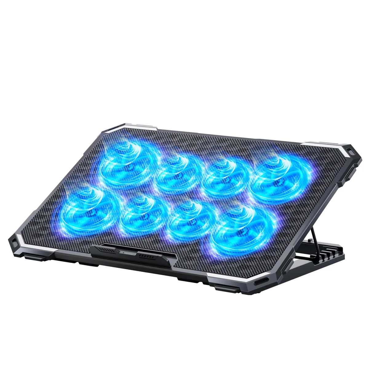  ENHANCE K23 Blue laptop cooling pad 8 fans up to 17 in — product photo