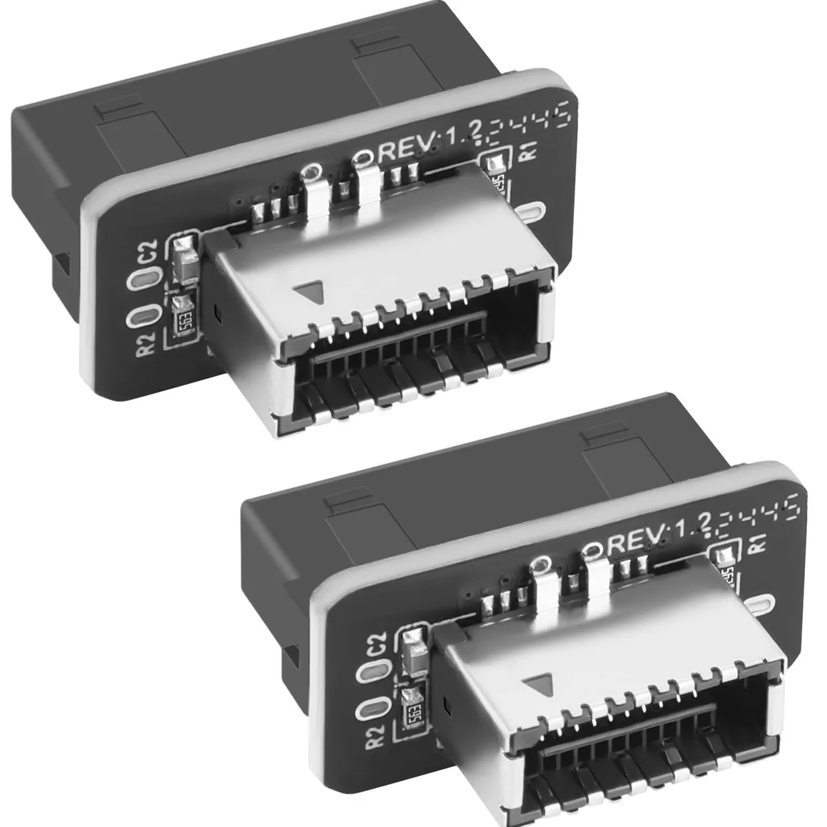 LORDWORLD LORDWORLD USB 3.0 to 3.1 Gen 2 Header Adapter 2 Pack 19/20 Pin to 20 Pin Type-E — product photo