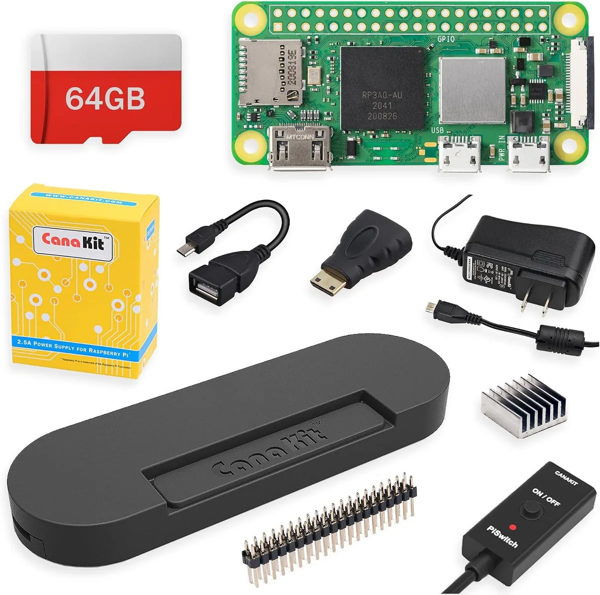 MCDODO MCDODO Raspberry Pi Zero 2 W Starter MAX Kit 64GB Edition — product photo