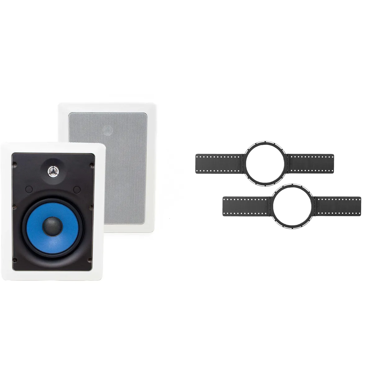 KLH KLH WK-6600 Install Kit + Legrand MS3651 6.5" In-Wall Speakers (Pair) — product photo