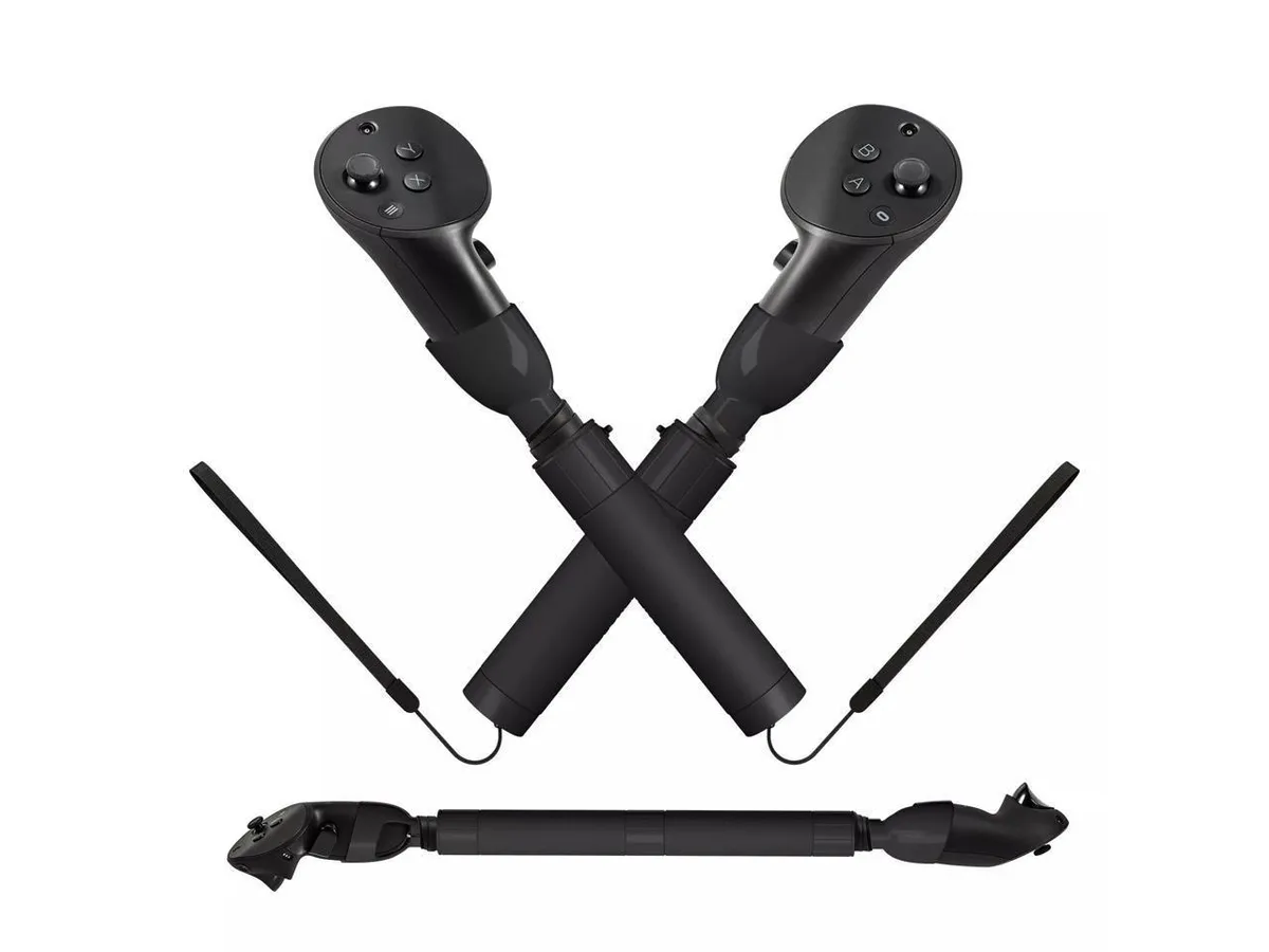Werleo Werleo 3-in-1 VR Handle Extensions for Meta Quest Pro Controllers — Black — product photo