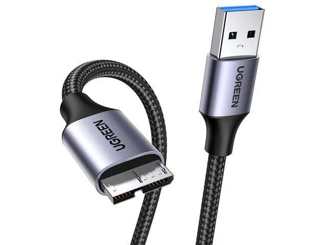 ORVIX ORVIX Micro USB 3.0 Cable A to Micro B 1.5 FT Nylon Braided — product photo