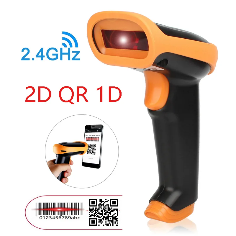 Nexanic Nexanic S8 2D Wireless Barcode Scanner 2.4GHz Black — product photo