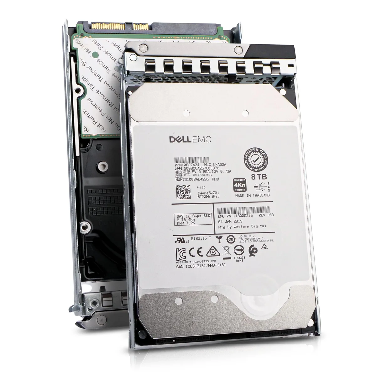 DELL DELL G14 118000275 8TB 7.2K RPM SAS 12Gb/s 256MB 3.5in internal hard drive — product photo