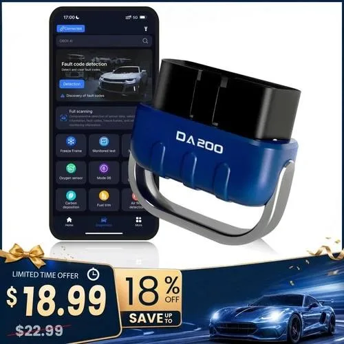 NShi NShi Wireless OBD2 Scanner Bluetooth 5.4 AI Q&amp;A Car Diagnostic Tool — product photo