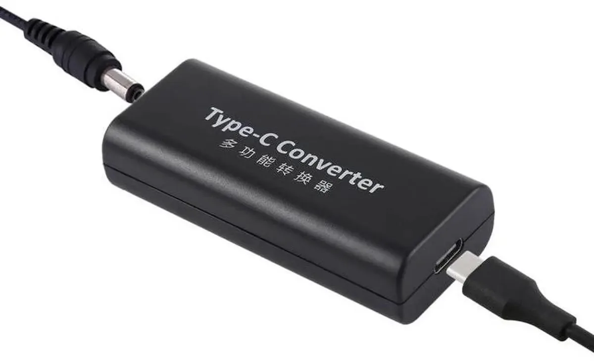 Vszerda Vszerda DC 5.5 x 2.1mm to USB-C Female Adapter 30cm Cable — product photo
