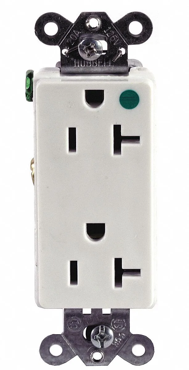 Hubbell Incorporated Hubbell Incorporated straight blade plug 20 A 125 V IG2182WA — product photo