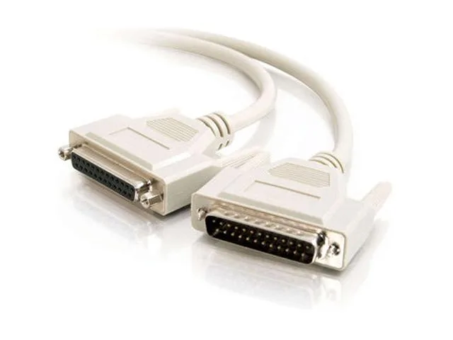 Cables To Go Cables To Go 02656 DB25 Male-Female Serial Extension Cable 10 ft Beige — product photo
