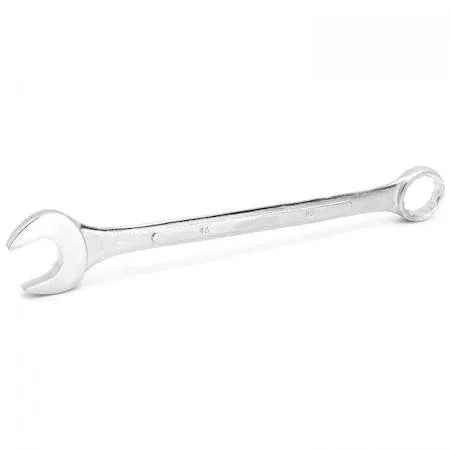OEMTOOLS 46 mm jumbo combination wrench, chrome finish, raised-panel design, 12-point box end