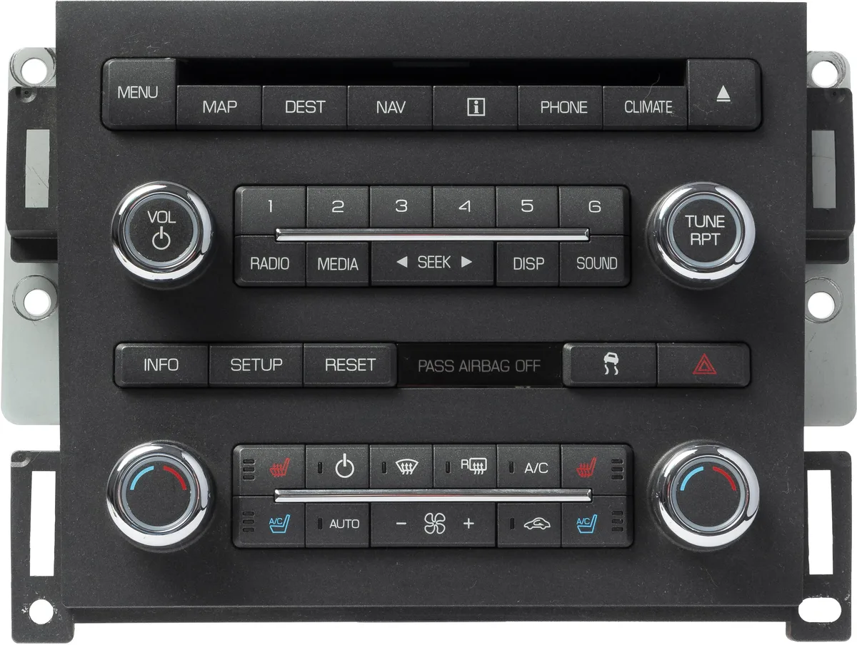 1 Factory Radio 1 Factory Radio 8A5T-19C156-AK receiver AM FM 6-Disc CD Navigation 2009 Lincoln MKS — product photo