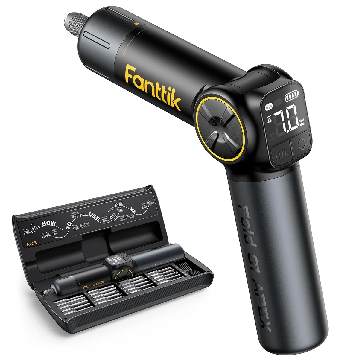  Fanttik Fold S1 Apex Deluxe Electric Screwdriver 3.7V 225 RPM — product photo