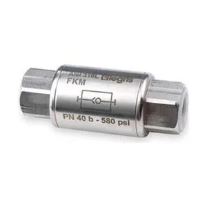 Legris Legris 4895 22 1/2" FNPT 316 Stainless Spring Check Valve 3.6 psi — product photo