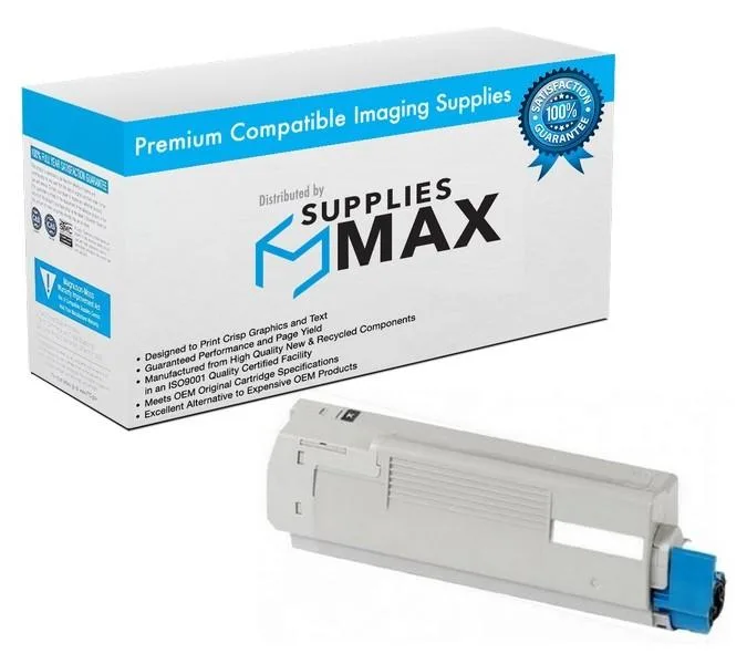 SuppliesMax SuppliesMax Okidata 43324420 Black Toner Cartridge 8000 Pages — product photo