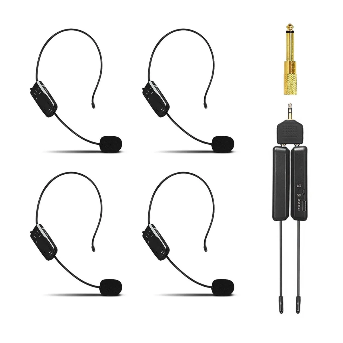  MICVISTA Headmic-1-to-4 2.4G Wireless Microphone System 4 People — product photo