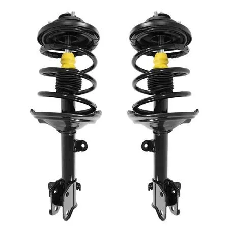 Pair of Unity front complete strut assemblies for 2003-2006 Acura MDX