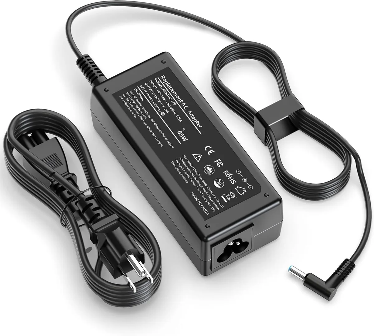 FLEANE FLEANE 65W HP Blue Tip AC Adapter — product photo