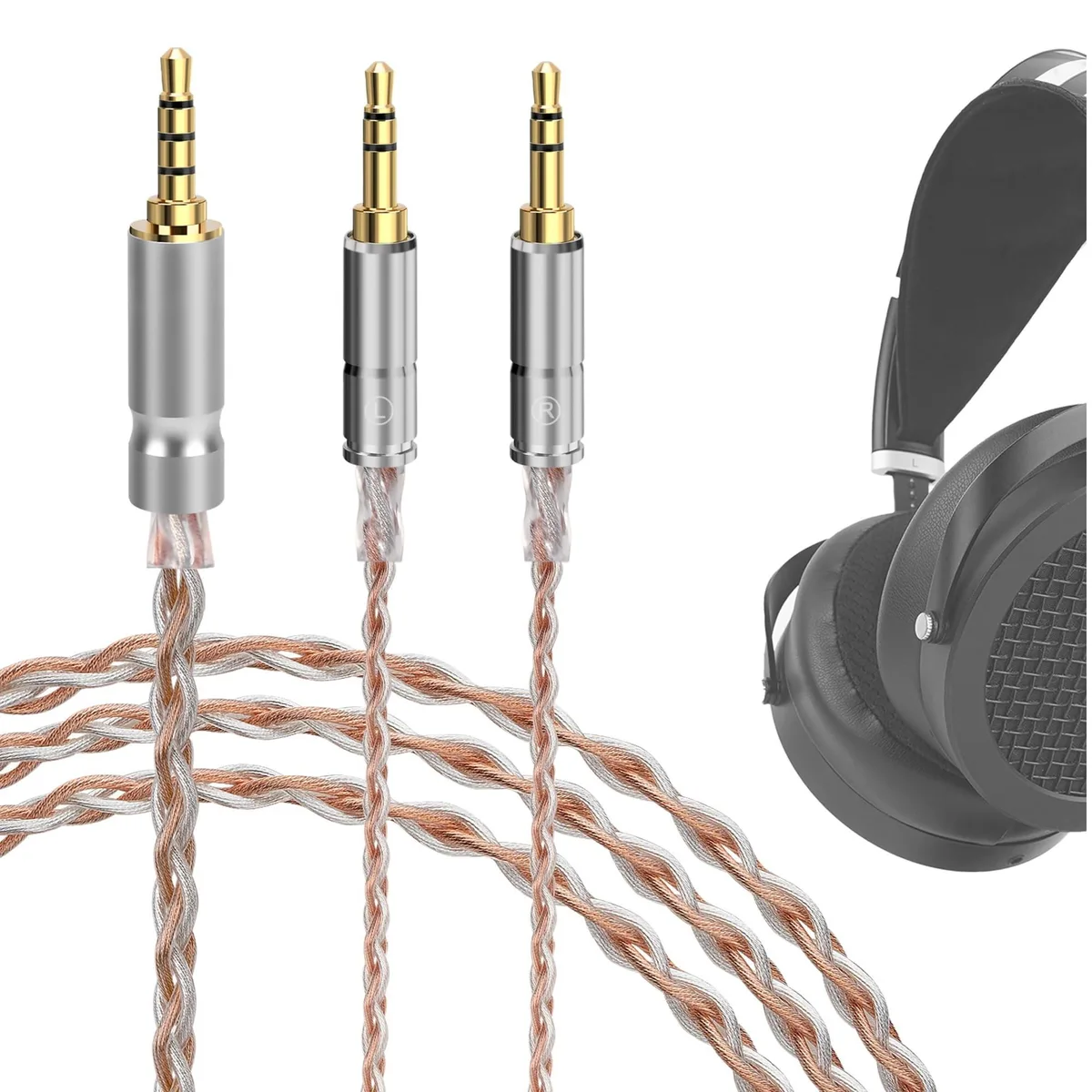 Geekria Geekria Apollo 3.5mm TRRS Balanced Cable 150cm — product photo