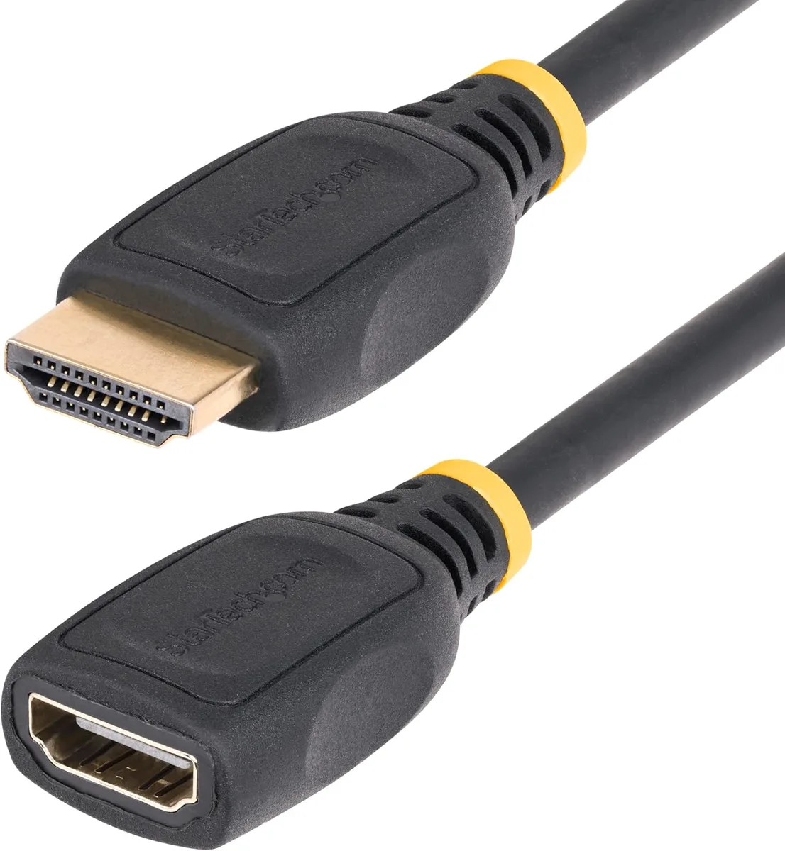 STARTECH STARTECH HD2MF18INL 18in 0.5m HDMI 2.0 male-to-female extension cable — product photo