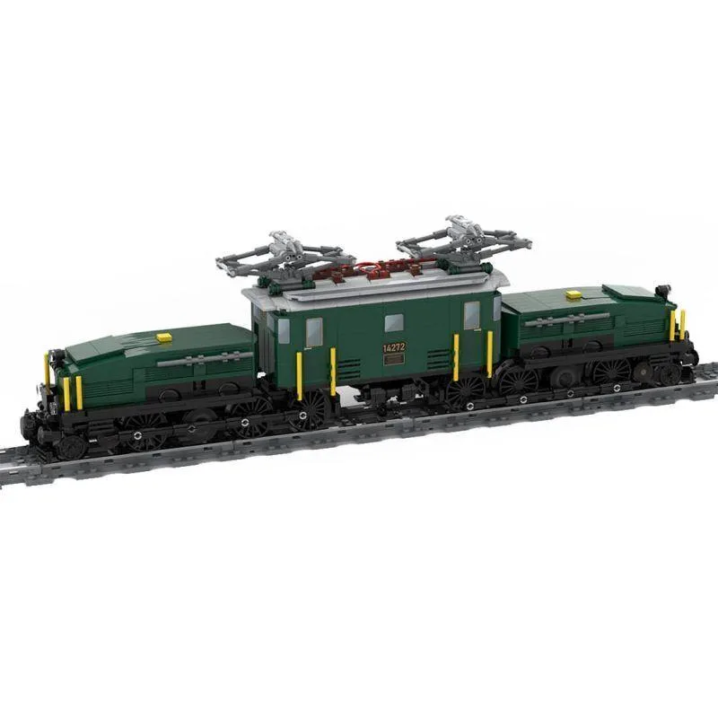 ZITIANYOUBUILD ZITIANYOUBUILD Swiss Crocodile Train MOC-124952 1424 Parts Green Educational — product photo