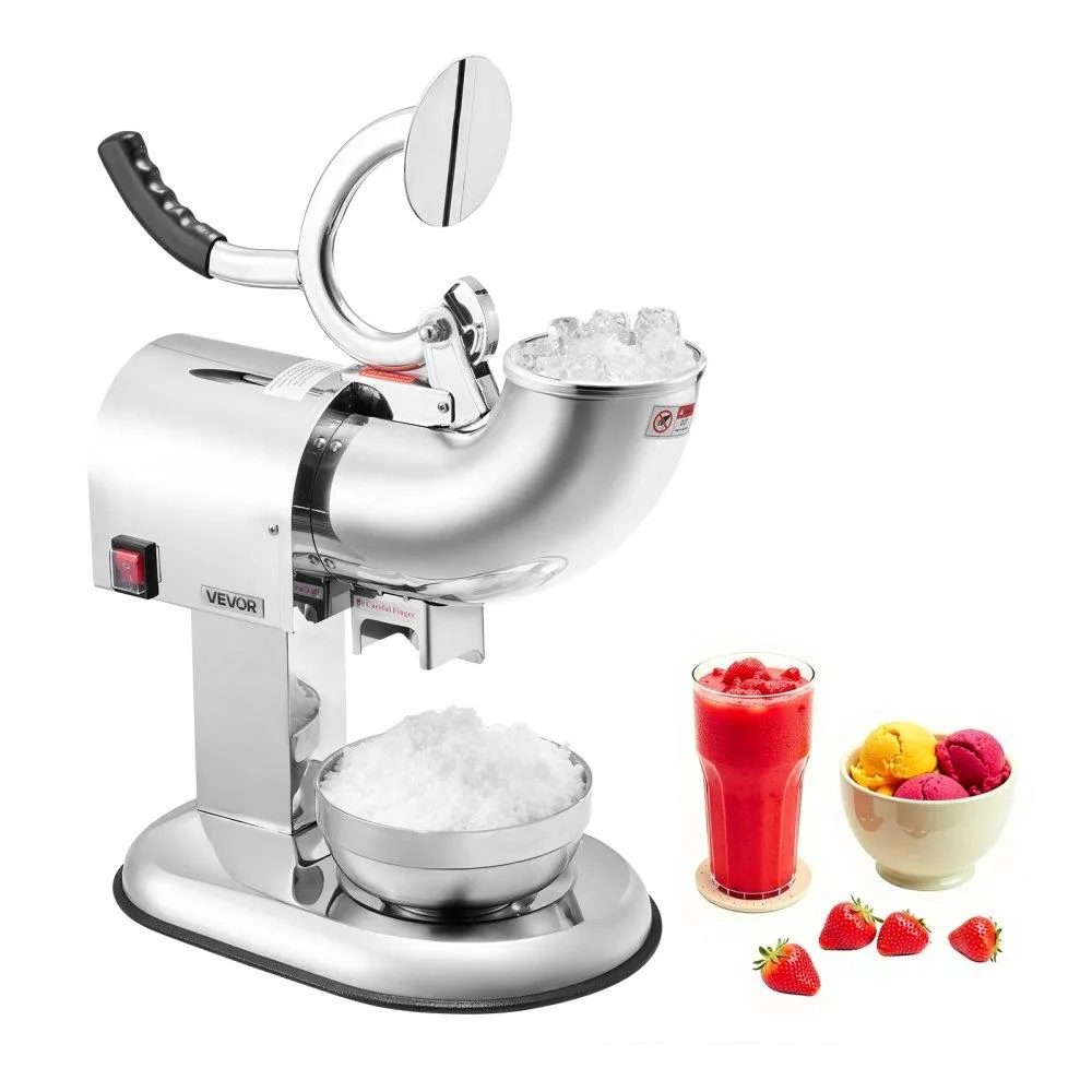 VEVOR VEVOR WF-A108E Ice Crusher 440 lbs/h 350W 1400 RPM Silver — product photo