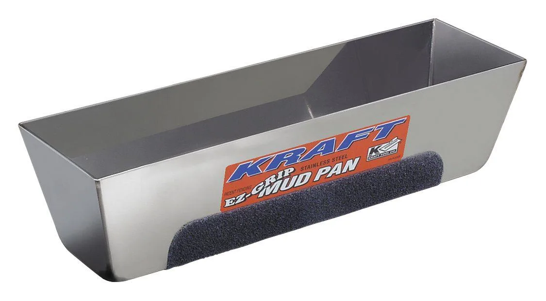 KRAFT TOOL KRAFT TOOL DW725 12in EZ-Grip Mud Pan tool storage — product photo