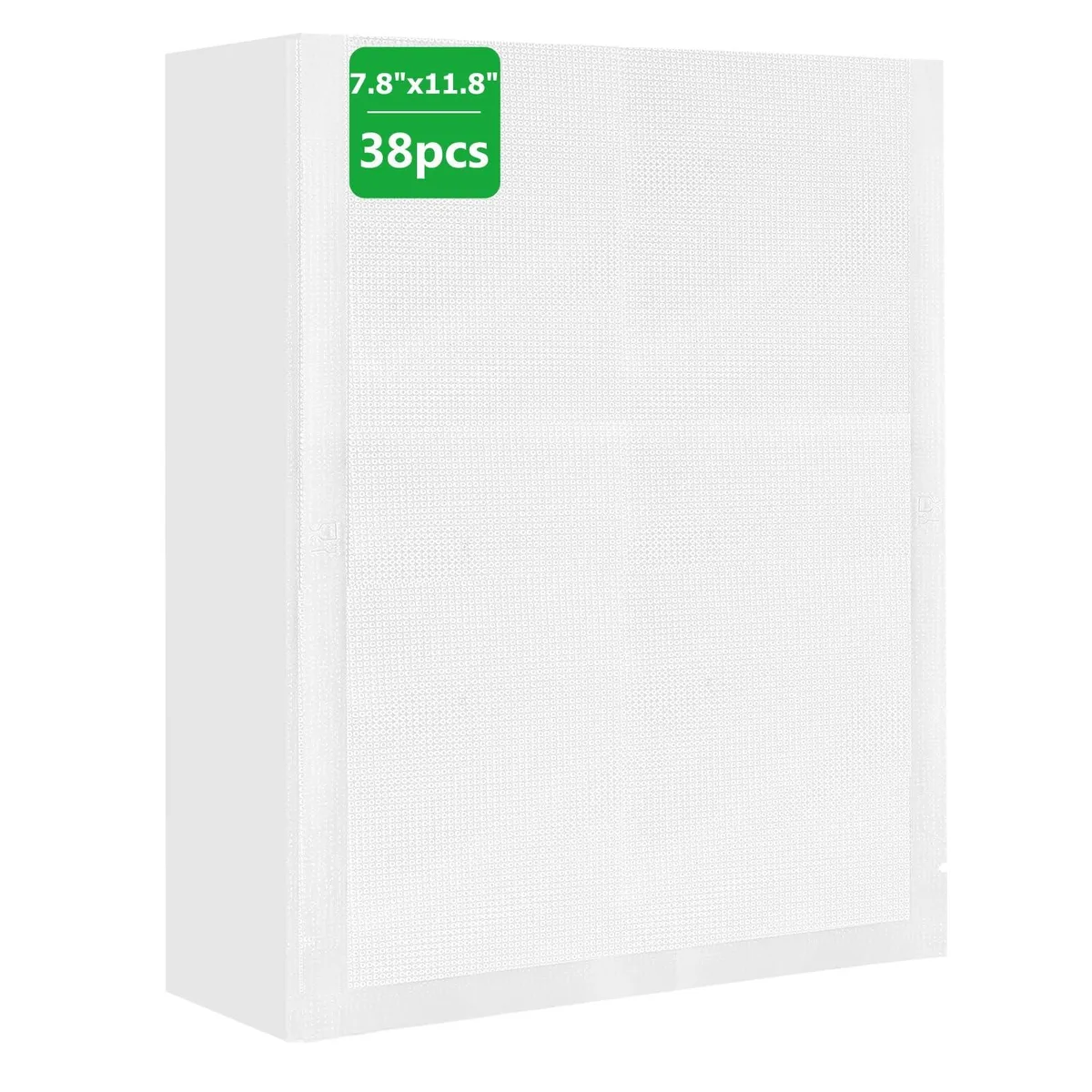  FoodSaver Textured-2 vacuum sealer bags 38 pcs 7.8" x 11.8" BPA-free — product photo