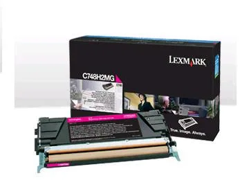 Lexmark Lexmark C748H2MG High Yield Toner Cartridge Magenta 10000 pages — product photo