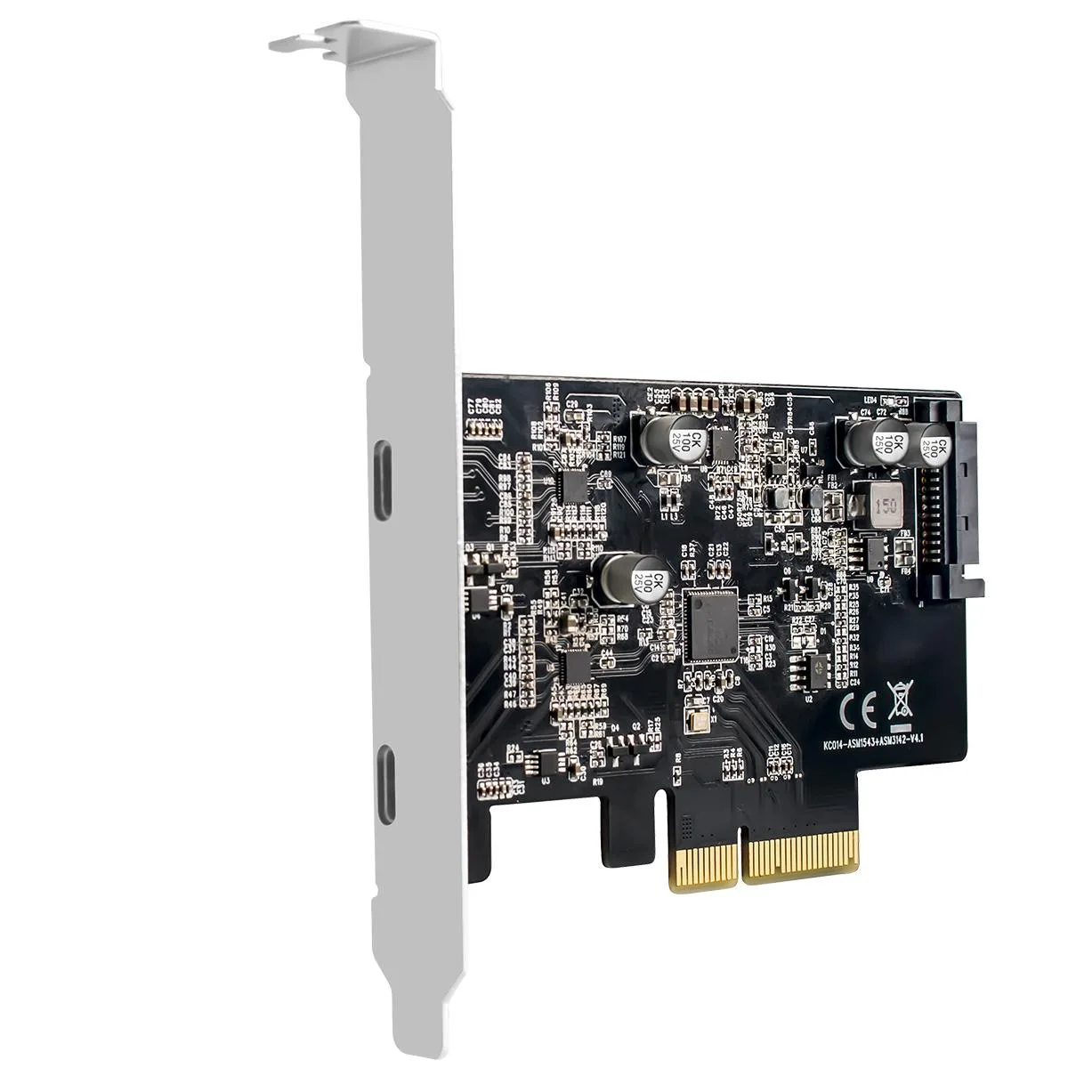 MAIWO MAIWO KC014 PCIe to dual USB 3.1 Gen 2 Type-C expansion card — product photo