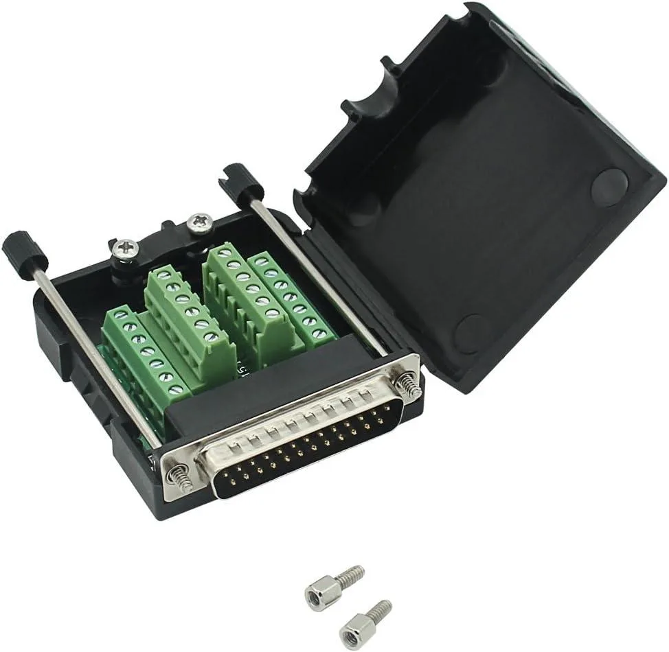 Vszerda Vszerda DB25 Breakout Board Solder-Free Male Adapter 25-pin data adapter — product photo