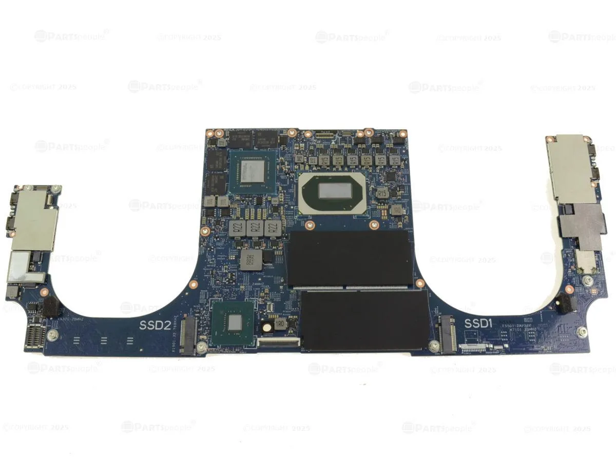 DELL DELL Precision 5750 Motherboard Intel Xeon W-10855M 2.8GHz Quadro T2000 XXXY1 — product photo