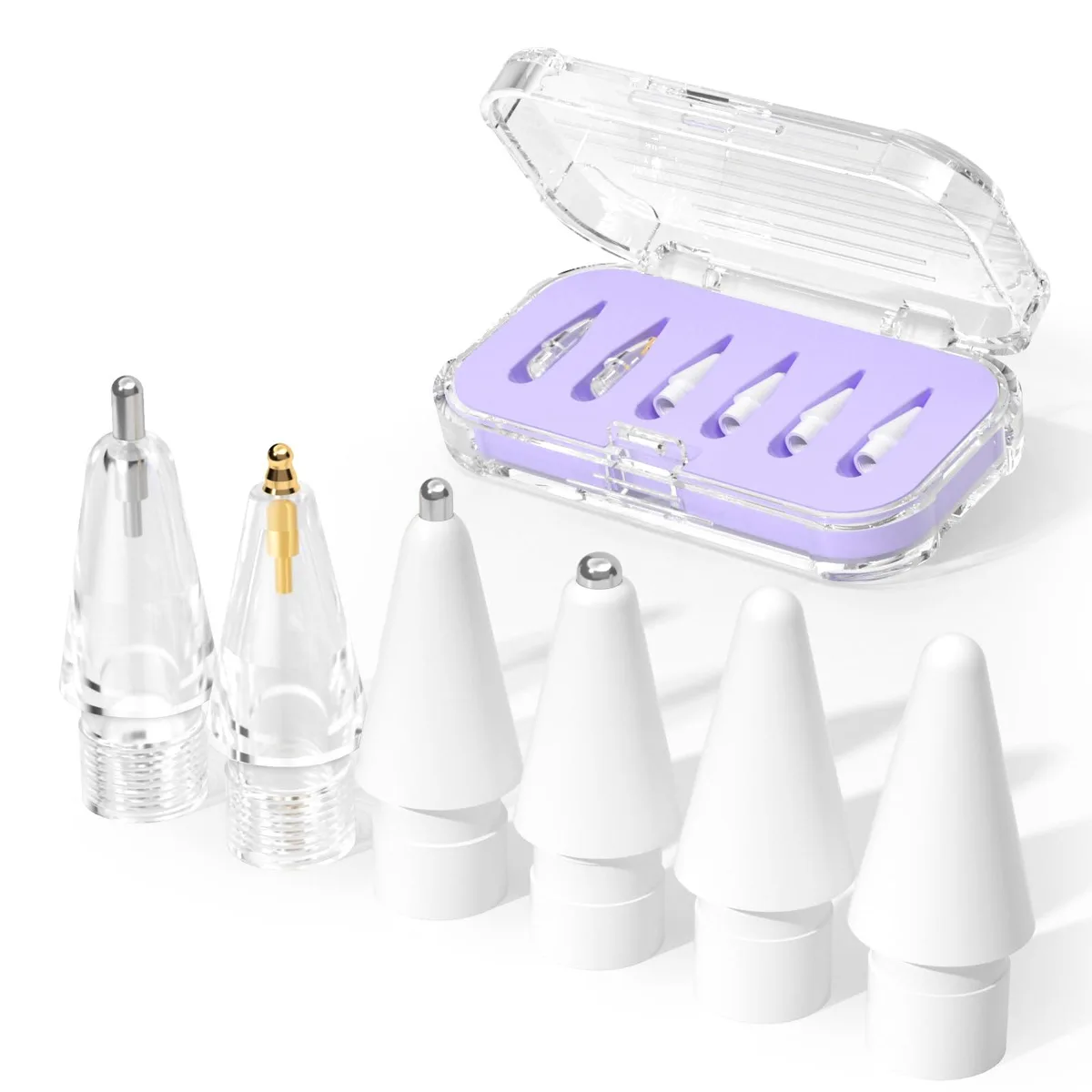  JOOSKO Tips-001 Apple Pencil Replacement Tips Purple 1 — product photo
