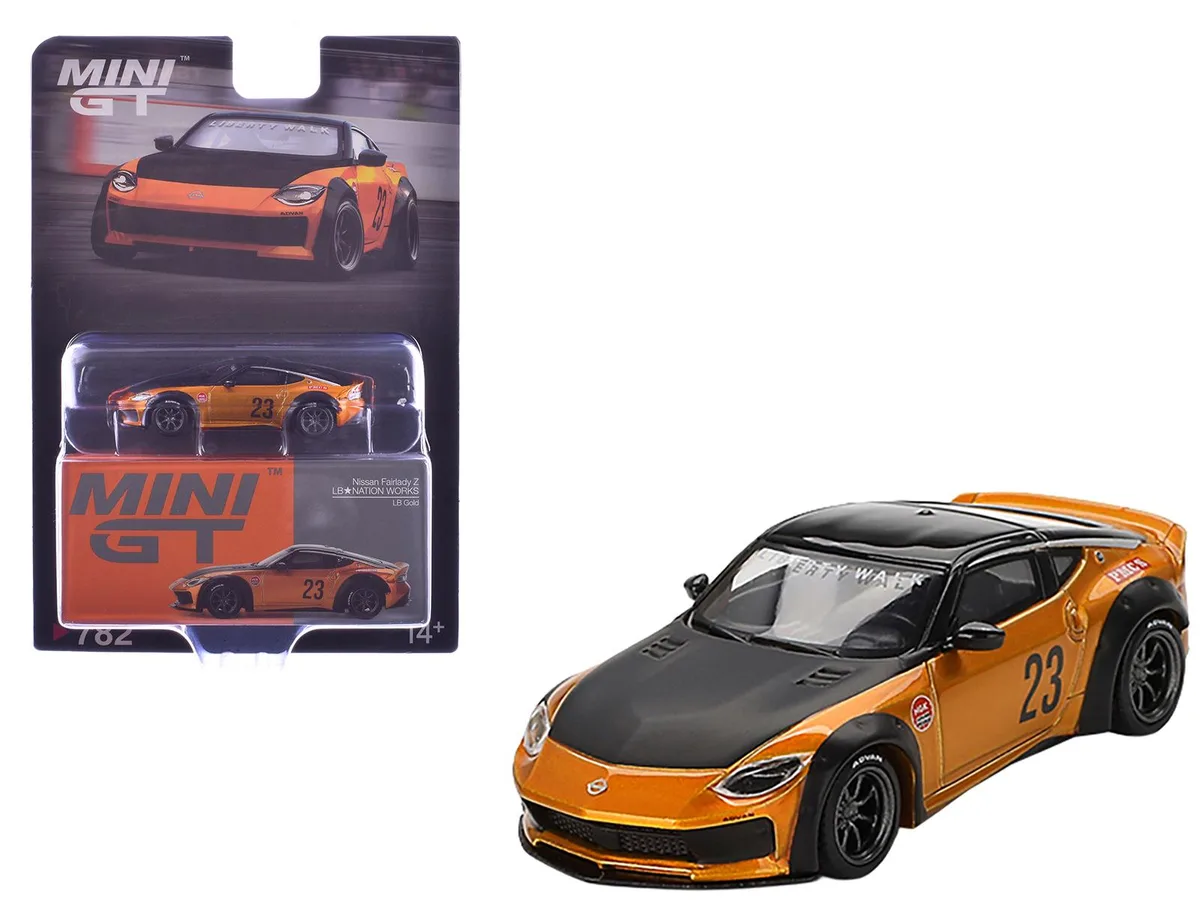 Mini GT Mini GT Nissan Fairlady Z #23 LB-NATION WORKS 1/64 hobby collectible — product photo