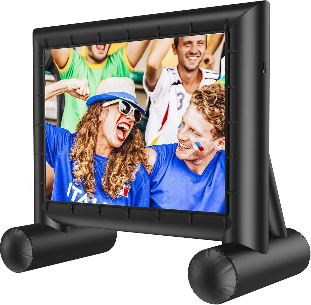 PISKEKAT PISKEKAT Amada 14 ft Inflatable Projector Screen with Low-Noise Blower Front Rear Projection office equipment — product photo