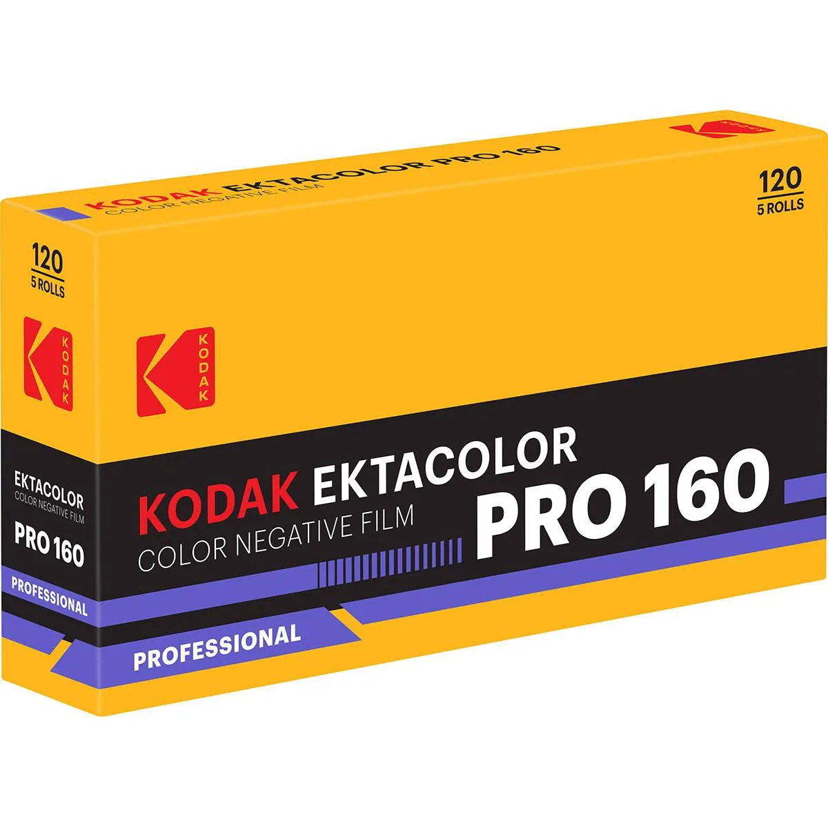Kodak Kodak Ektacolor Pro 160 120 Color Negative Film 5-Pack — product photo
