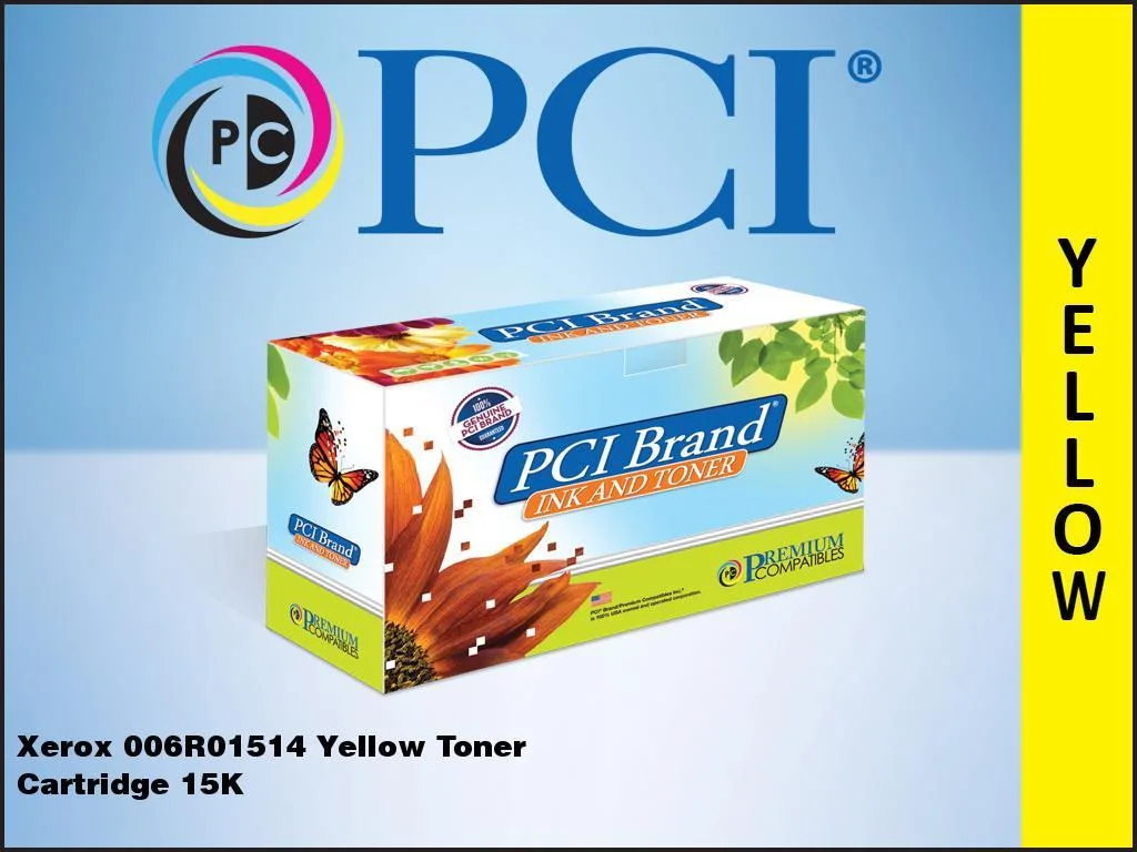 PCI PCI 006R01514-PCI Yellow Toner Cartridge 15000 Page — product photo