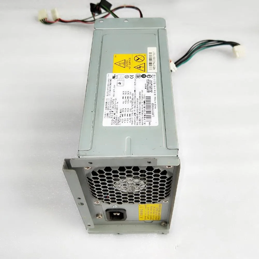 Rectangular ATX power supply unit in matte black finish