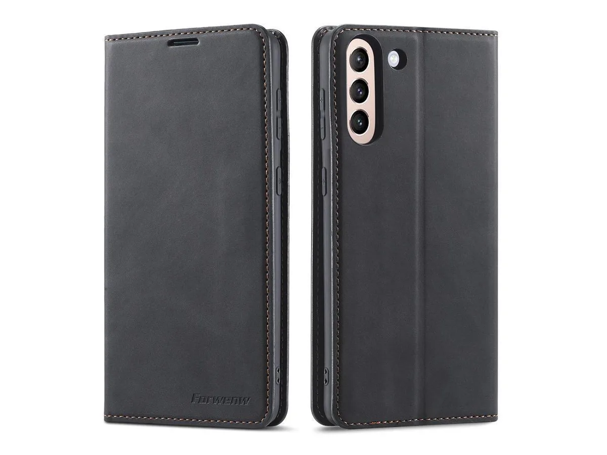 BONAEVER BONAEVER Samsung Galaxy S21 5G 6.2 Inch PU Leather Flip Wallet Case — product photo